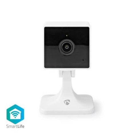 Camera IP Smart Wi-Fi Nedis, Full HD, Cloud   microSD, vedere nocturna, alb